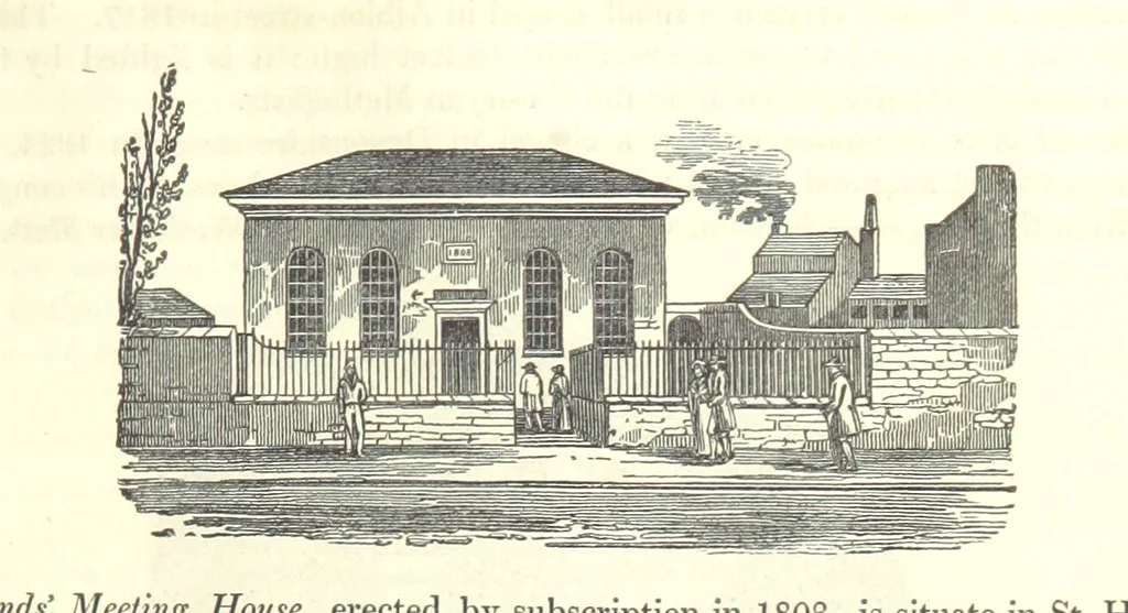 An illustration from The History and Gazetteer of the County of Derby: drawn up from actual observation, and the best authorities; containing a variety of geological, mineralogical, commercial and statistical information. Illustrated by a map of the county, and numerous copper-plate and wood engravings by the first artists. The materials collected by the publisher, S. Glover. Edited by Thomas Noble, 1831, leaf 563