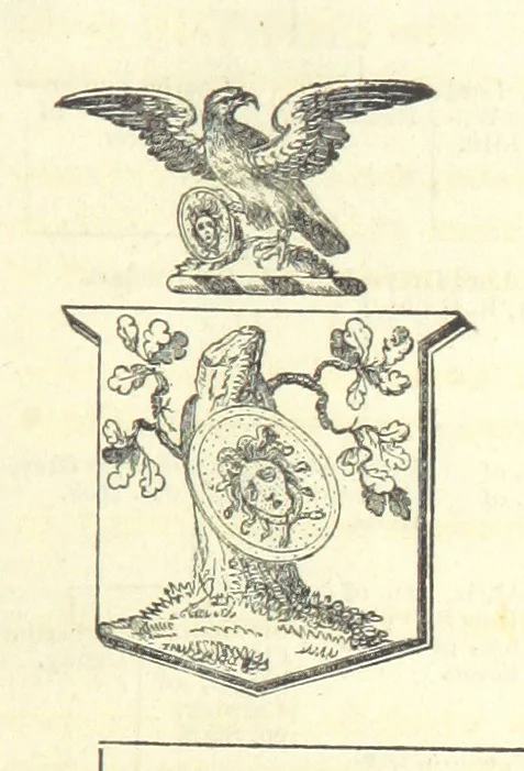An illustration from The History and Gazetteer of the County of Derby: drawn up from actual observation, and the best authorities; containing a variety of geological, mineralogical, commercial and statistical information. Illustrated by a map of the county, and numerous copper-plate and wood engravings by the first artists. The materials collected by the publisher, S. Glover. Edited by Thomas Noble, 1831, leaf 619
