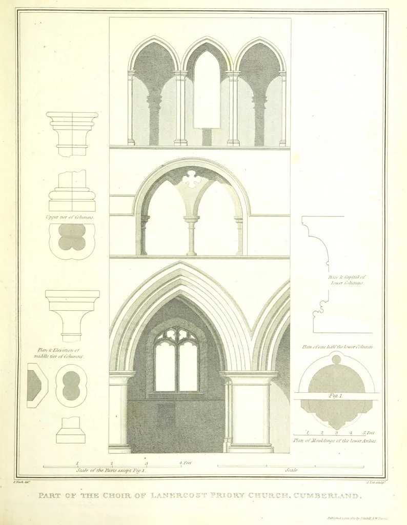An illustration from Magna Britannia; being a concise topographical account of the several counties of Great Britain. [With copious illustrations.] vol. 1-6. L.P, 1806, leaf 227