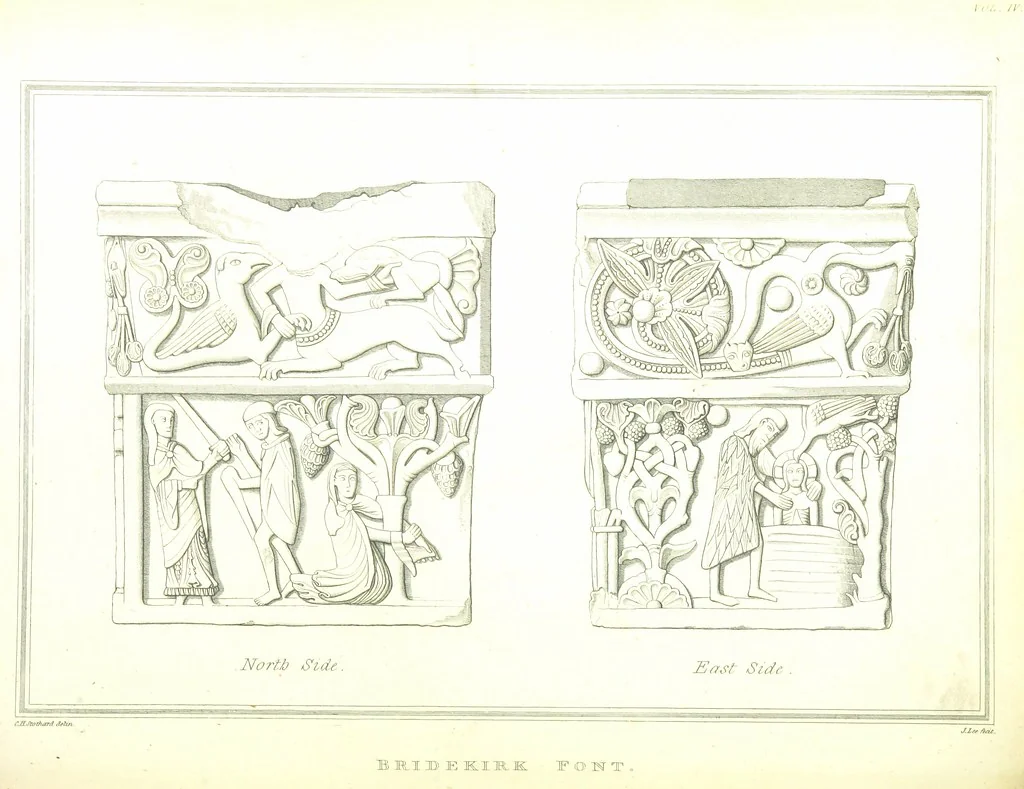 An illustration from Magna Britannia; being a concise topographical account of the several counties of Great Britain. [With copious illustrations.] vol. 1-6. L.P, 1806, leaf 250