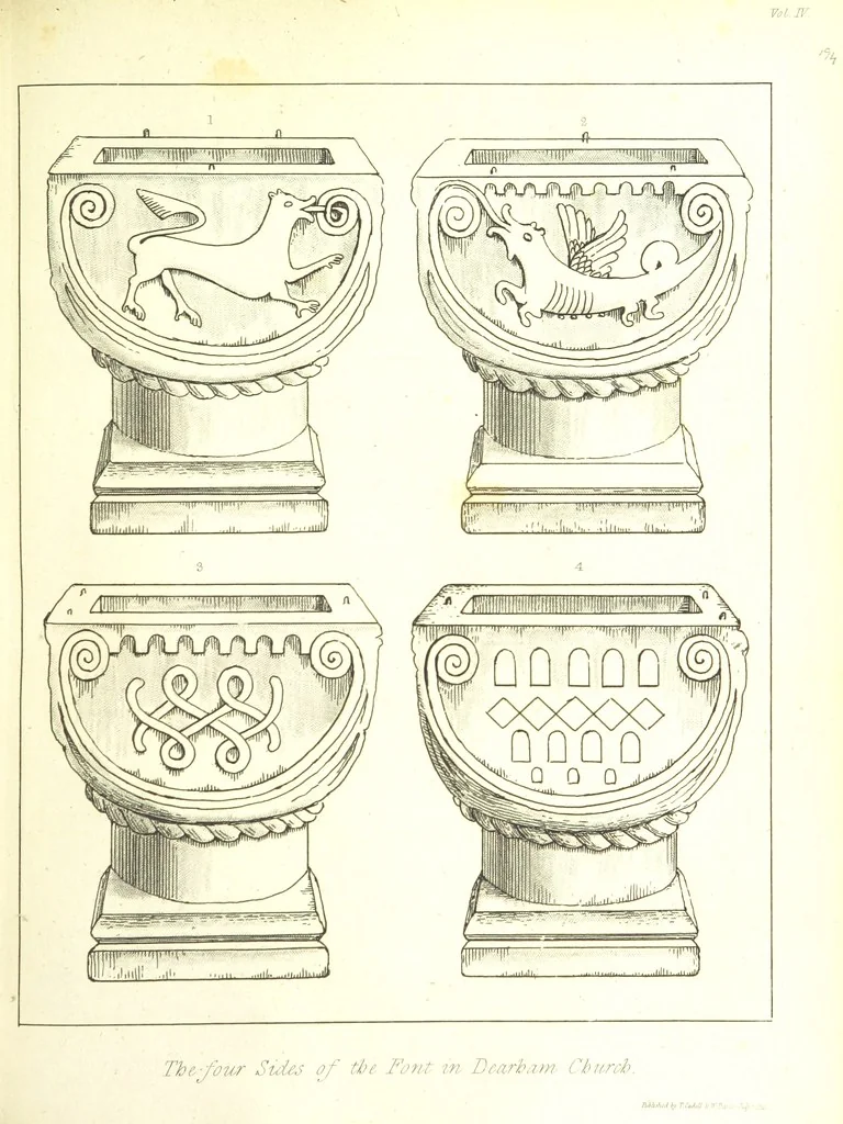 An illustration from Magna Britannia; being a concise topographical account of the several counties of Great Britain. [With copious illustrations.] vol. 1-6. L.P, 1806, leaf 253
