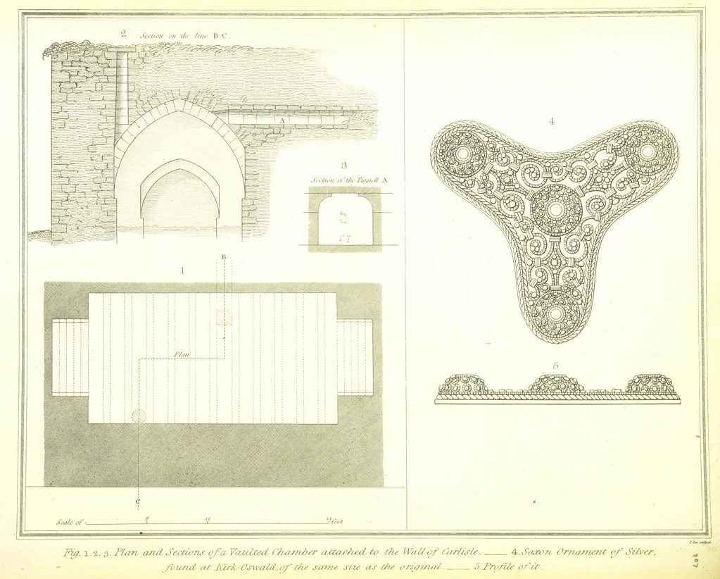 An illustration from Magna Britannia; being a concise topographical account of the several counties of Great Britain. [With copious illustrations.] vol. 1-6. L.P, 1806, leaf 290