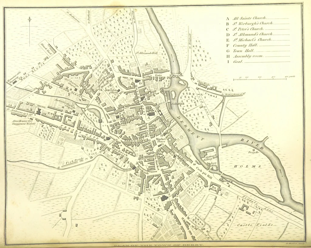 An illustration from Magna Britannia; being a concise topographical account of the several counties of Great Britain. [With copious illustrations.] vol. 1-6. L.P, 1806, leaf 20