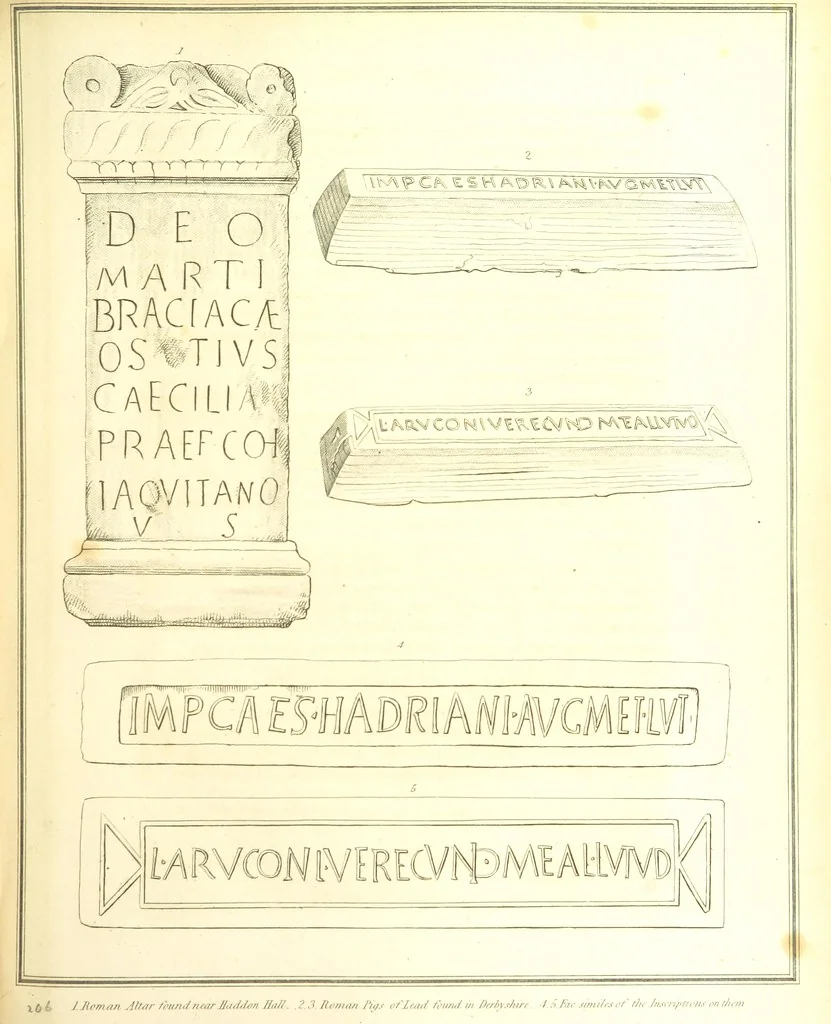 An illustration from Magna Britannia; being a concise topographical account of the several counties of Great Britain. [With copious illustrations.] vol. 1-6. L.P, 1806, leaf 235
