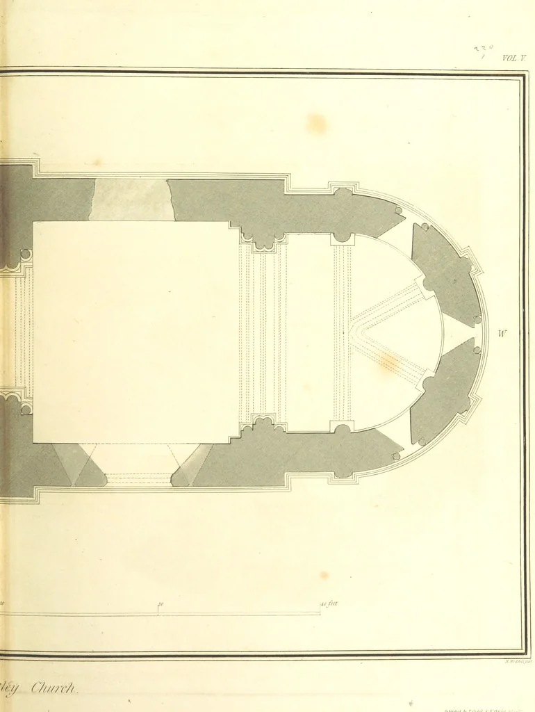 An illustration from Magna Britannia; being a concise topographical account of the several counties of Great Britain. [With copious illustrations.] vol. 1-6. L.P, 1806, leaf 261