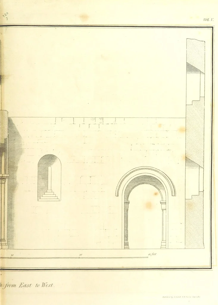 An illustration from Magna Britannia; being a concise topographical account of the several counties of Great Britain. [With copious illustrations.] vol. 1-6. L.P, 1806, leaf 269