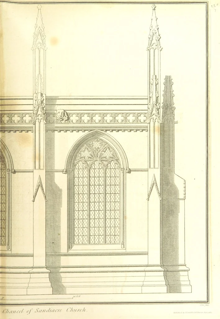 An illustration from Magna Britannia; being a concise topographical account of the several counties of Great Britain. [With copious illustrations.] vol. 1-6. L.P, 1806, leaf 279