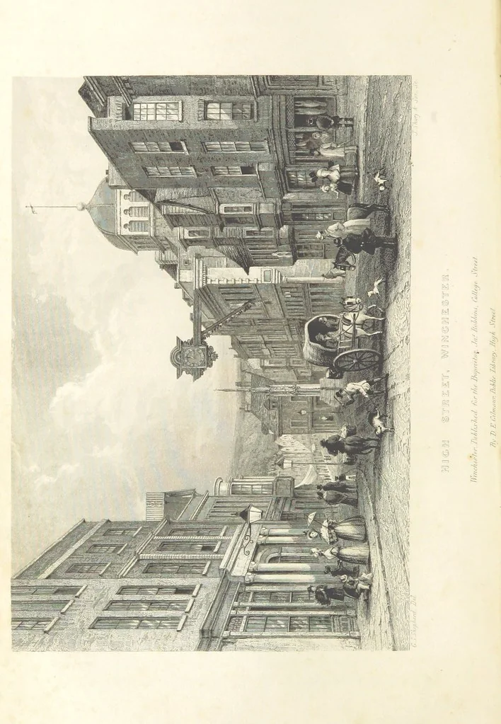 An illustration from Hampshire: its past and present condition and future prospects, 1838, leaf 104