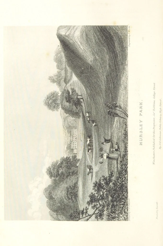 An illustration from Hampshire: its past and present condition and future prospects, 1838, leaf 188