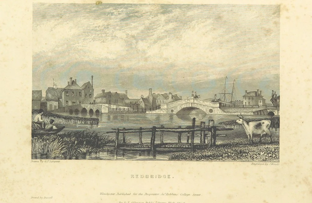 An illustration from Hampshire: its past and present condition and future prospects, 1838, leaf 306