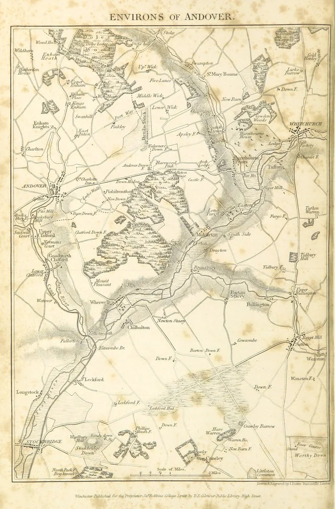 An illustration from Hampshire: its past and present condition and future prospects, 1838, leaf 360