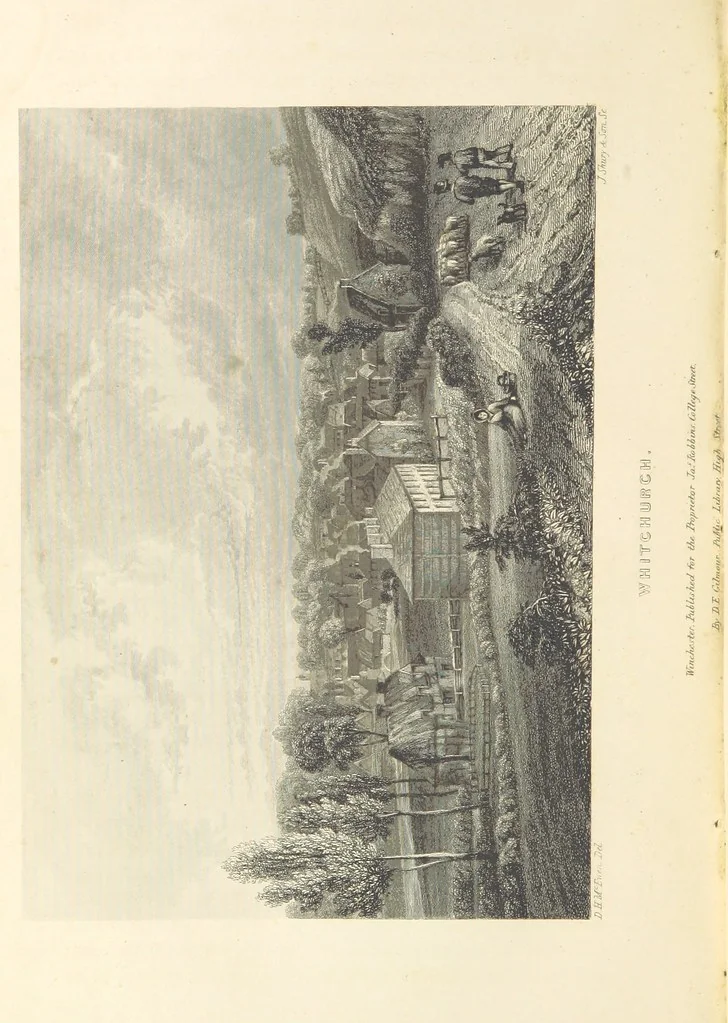 An illustration from Hampshire: its past and present condition and future prospects, 1838, leaf 388