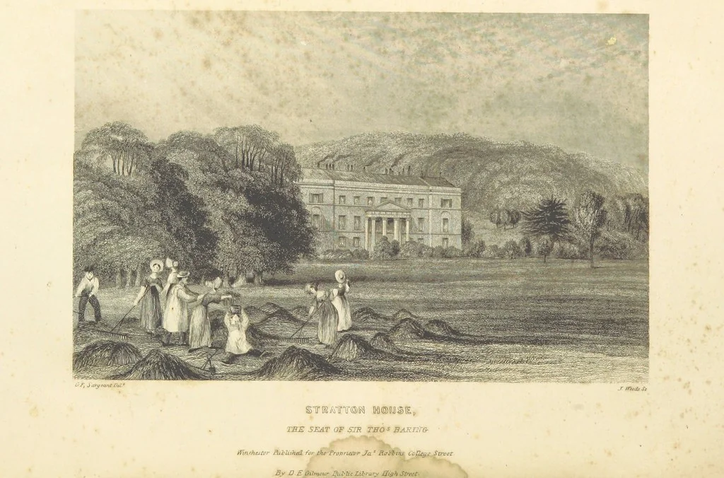An illustration from Hampshire: its past and present condition and future prospects, 1838, leaf 402