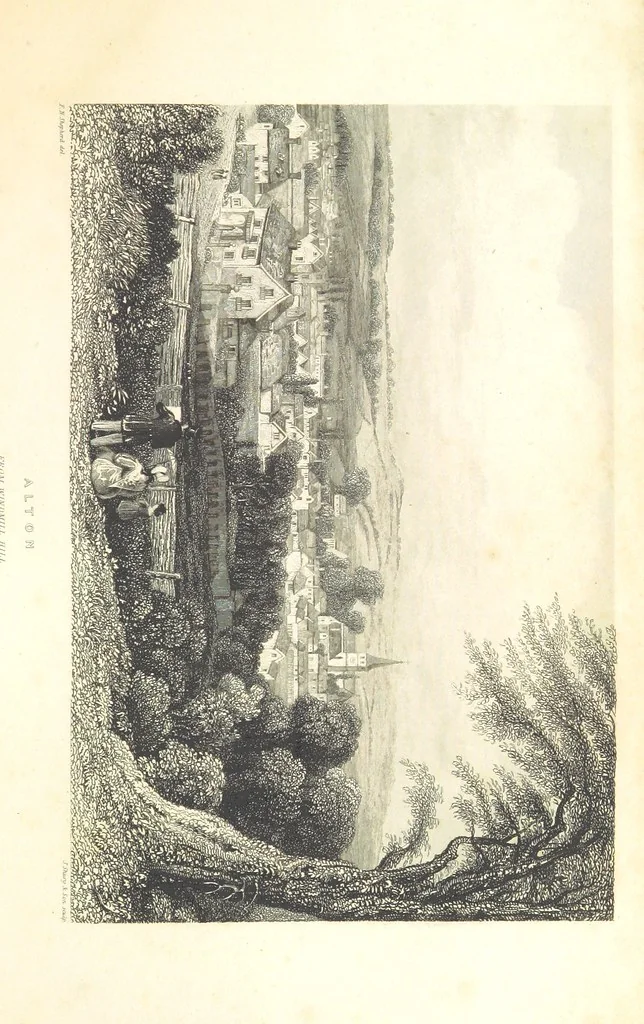 An illustration from Hampshire: its past and present condition and future prospects, 1838, leaf 107