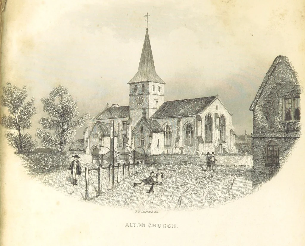 An illustration from Hampshire: its past and present condition and future prospects, 1838, leaf 110