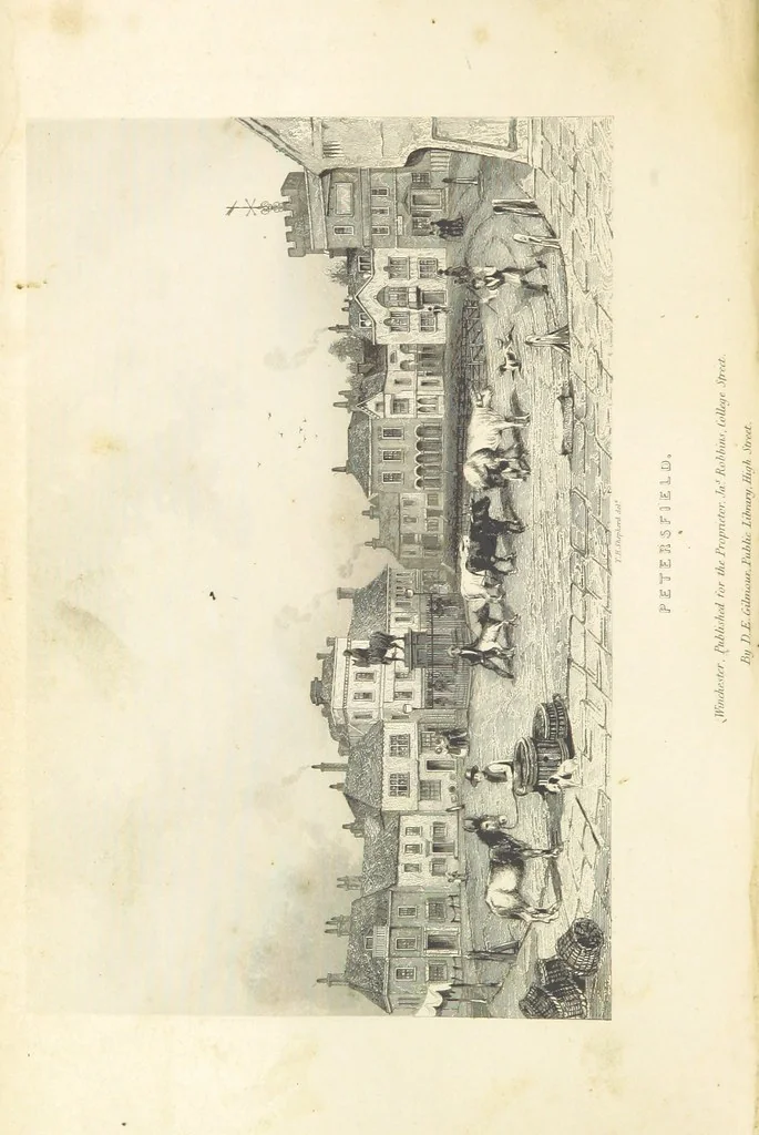 An illustration from Hampshire: its past and present condition and future prospects, 1838, leaf 116