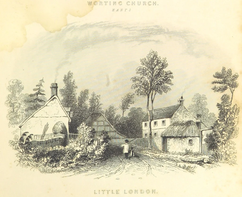 An illustration from Hampshire: its past and present condition and future prospects, 1838, leaf 27