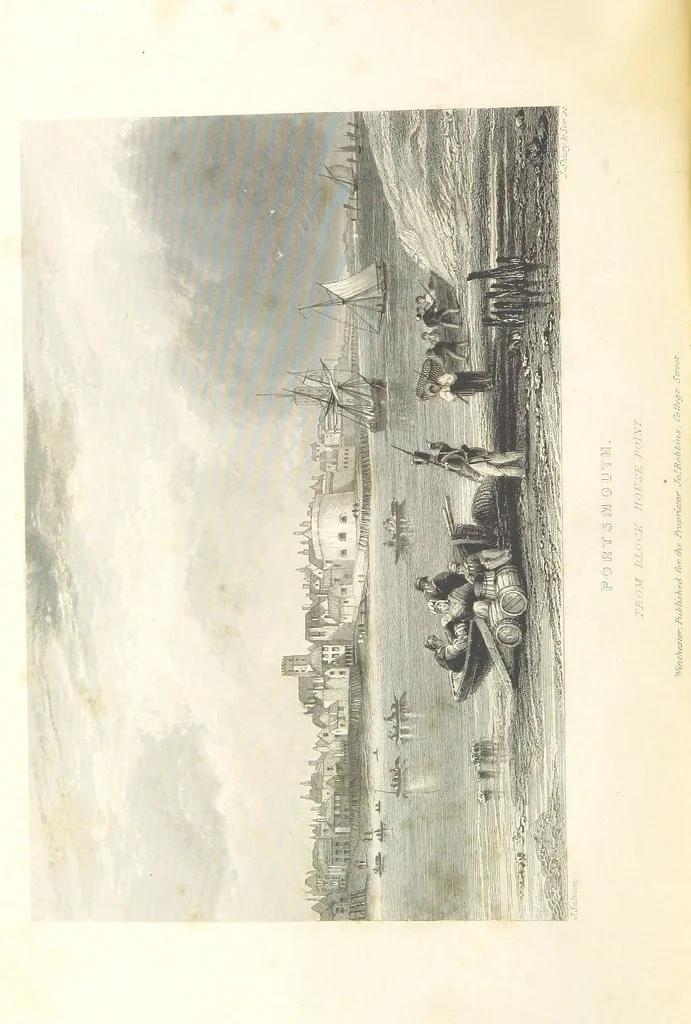 An illustration from Hampshire: its past and present condition and future prospects, 1838, leaf 286
