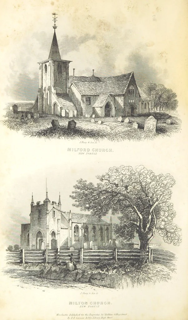 An illustration from Hampshire: its past and present condition and future prospects, 1838, leaf 366