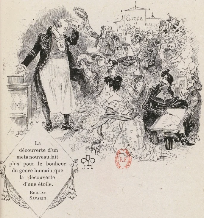 An illustration from Robida La découverte 1904, 1904