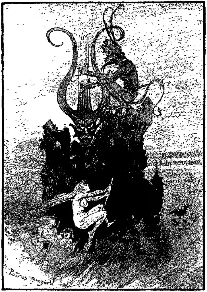 An illustration from Contes pour les bibliophiles, 1895