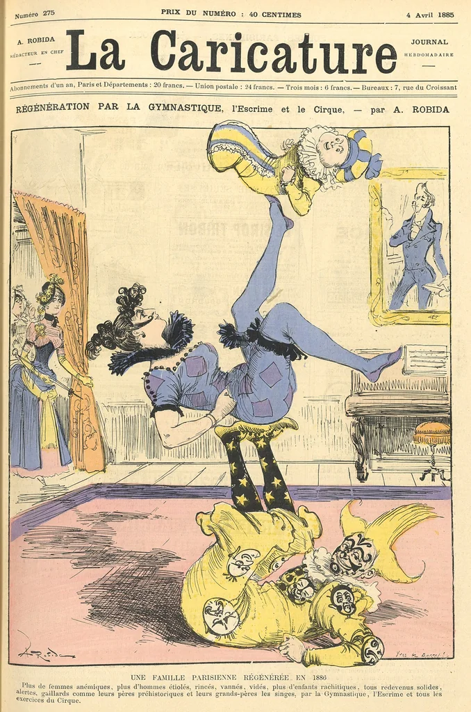 An illustration from Régénération par la gymnastique, 1885