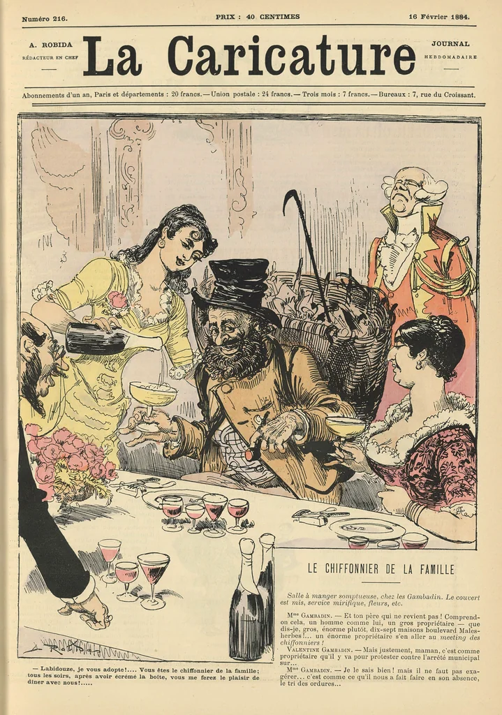An illustration from Le Chiffonier de la famille, 1884