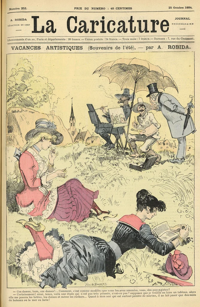 An illustration from Vacances artistiques, 1884