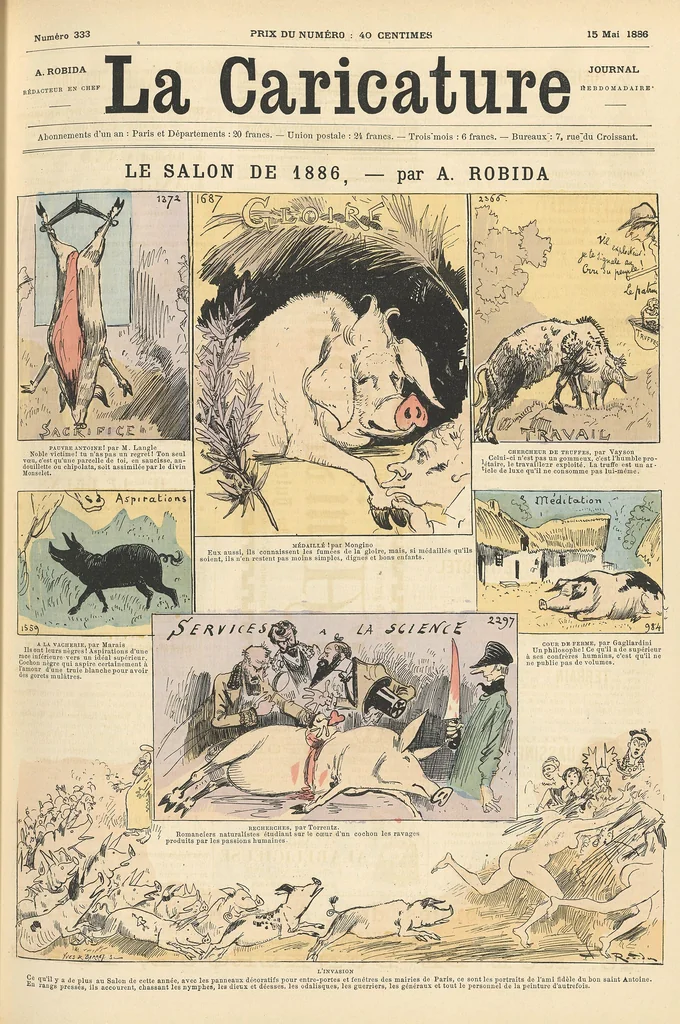 An illustration from Le Salon de 1885, 1886