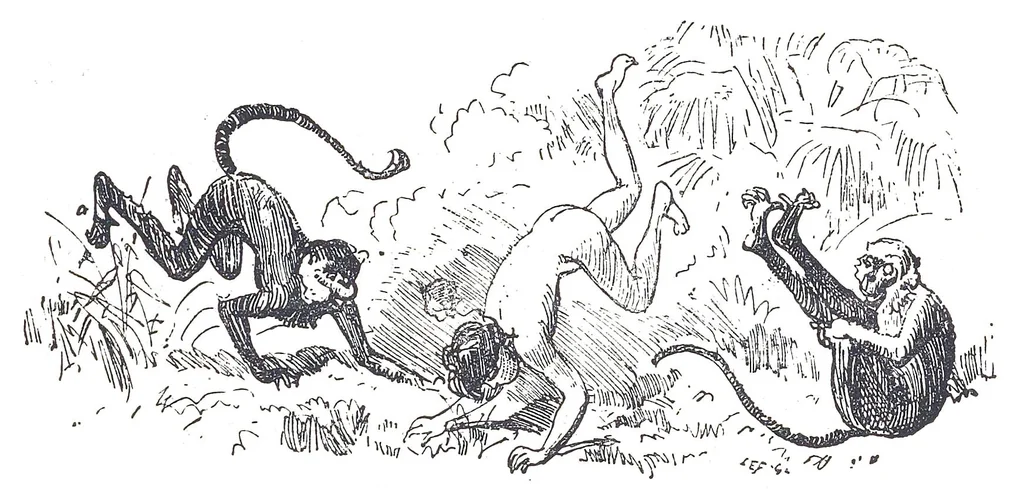 An illustration from Albert Robida - Voyages très extraordinaires de Saturnin Farandoul, 1879 page 019, 1879