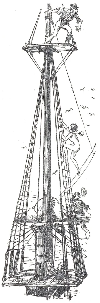 An illustration from Albert Robida - Voyages très extraordinaires de Saturnin Farandoul, 1879 page 026, 1879