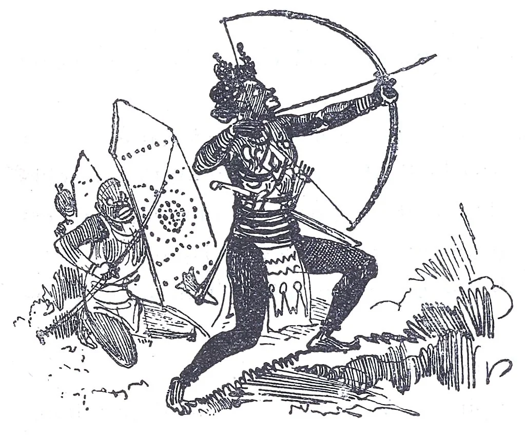 An illustration from Albert Robida - Voyages très extraordinaires de Saturnin Farandoul, 1879 page 054, 1879