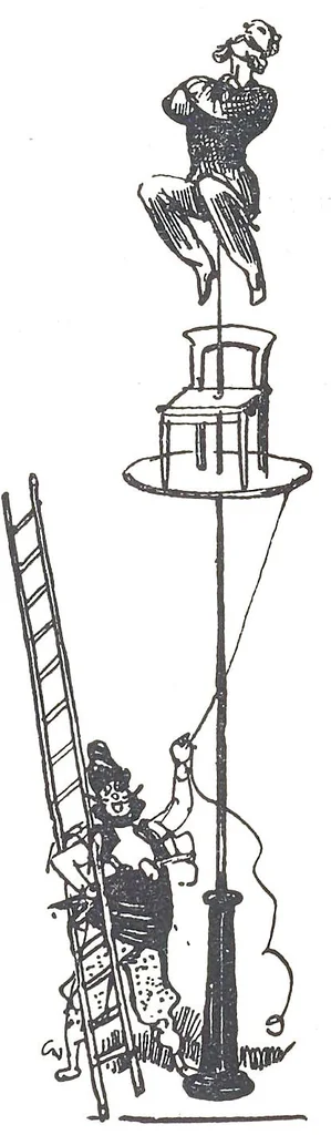 An illustration from Albert Robida - Voyages très extraordinaires de Saturnin Farandoul, 1879 page 235-2, 1879