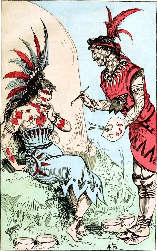An illustration from Albert Robida - Voyages très extraordinaires de Saturnin Farandoul, 1879 page 208, 1879