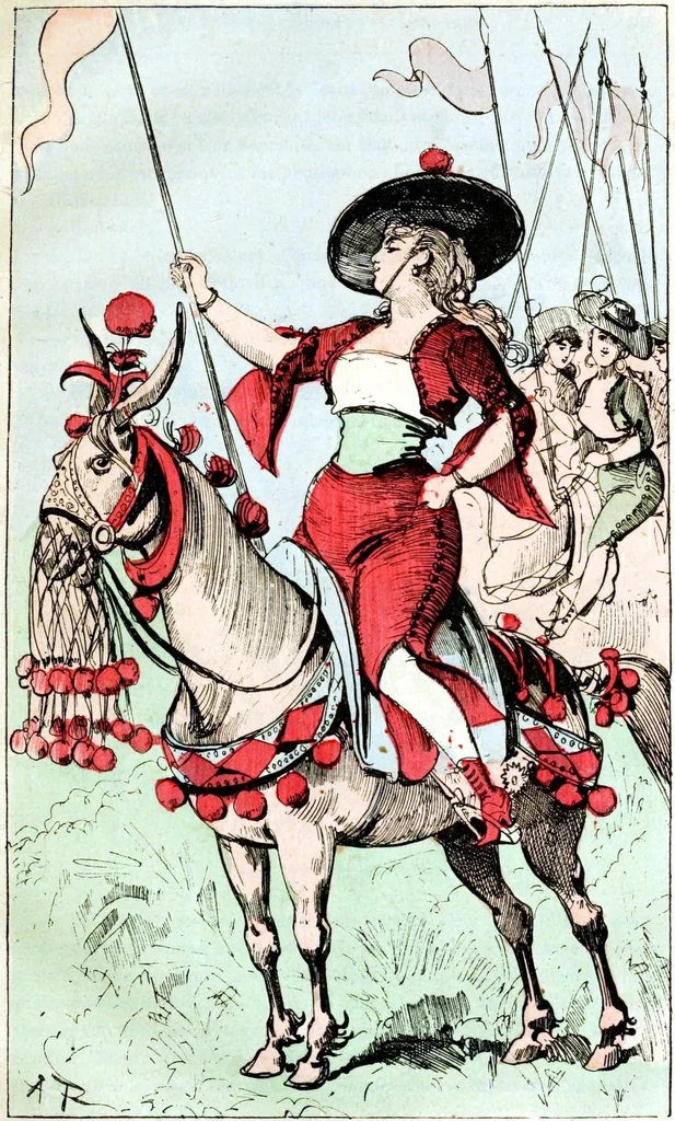 An illustration from Albert Robida - Voyages très extraordinaires de Saturnin Farandoul, 1879 page 240, 1879
