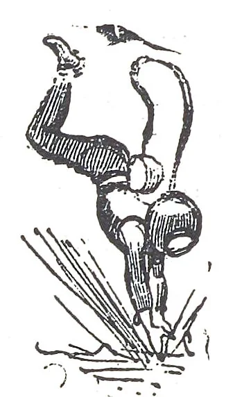 An illustration from Albert Robida - Voyages très extraordinaires de Saturnin Farandoul, 1879 page 294-1, 1879