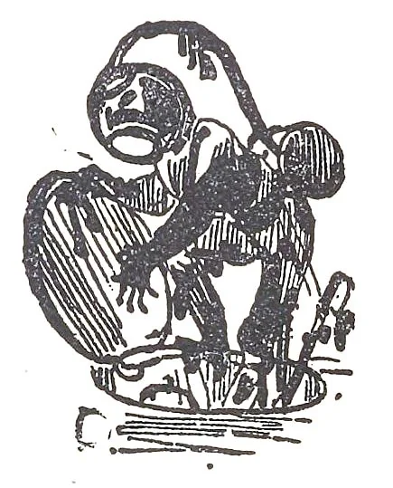 An illustration from Albert Robida - Voyages très extraordinaires de Saturnin Farandoul, 1879 page 299, 1879