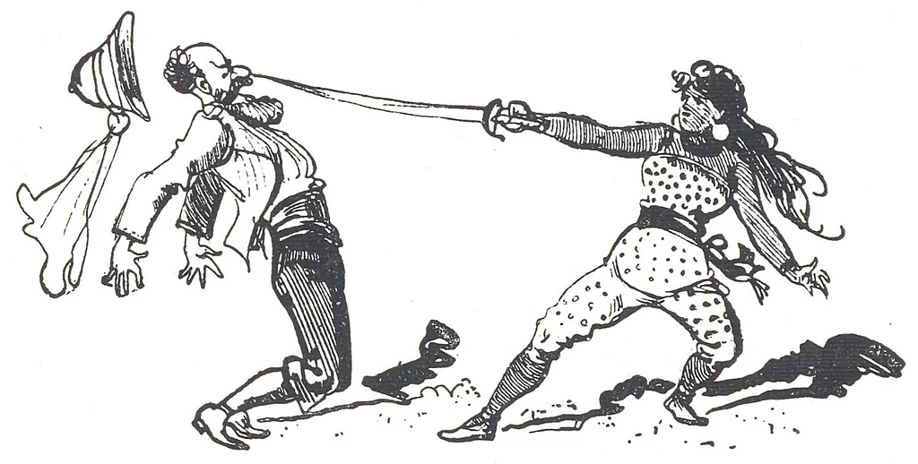 An illustration from Albert Robida - Voyages très extraordinaires de Saturnin Farandoul, 1879 page 442, 1879