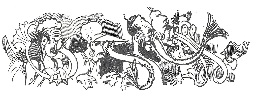 An illustration from Albert Robida - Voyages très extraordinaires de Saturnin Farandoul, 1879 page 474, 1879