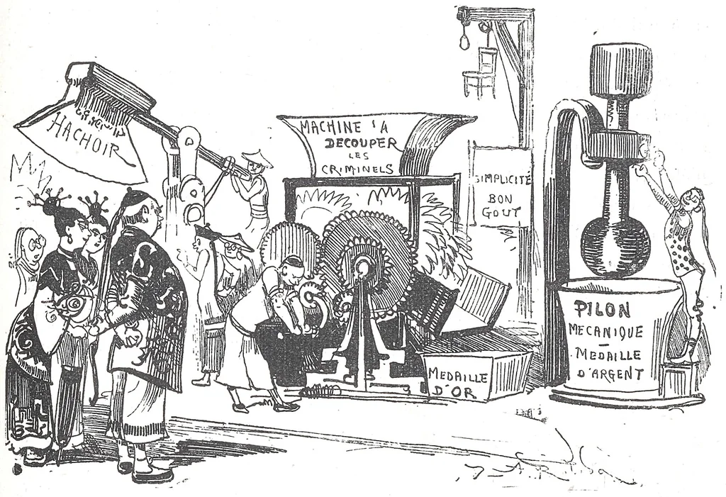An illustration from Albert Robida - Voyages très extraordinaires de Saturnin Farandoul, 1879 page 564, 1879