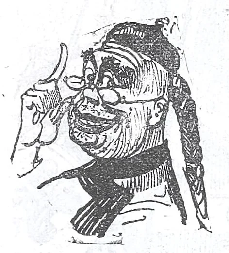 An illustration from Albert Robida - Voyages très extraordinaires de Saturnin Farandoul, 1879 page 573, 1879