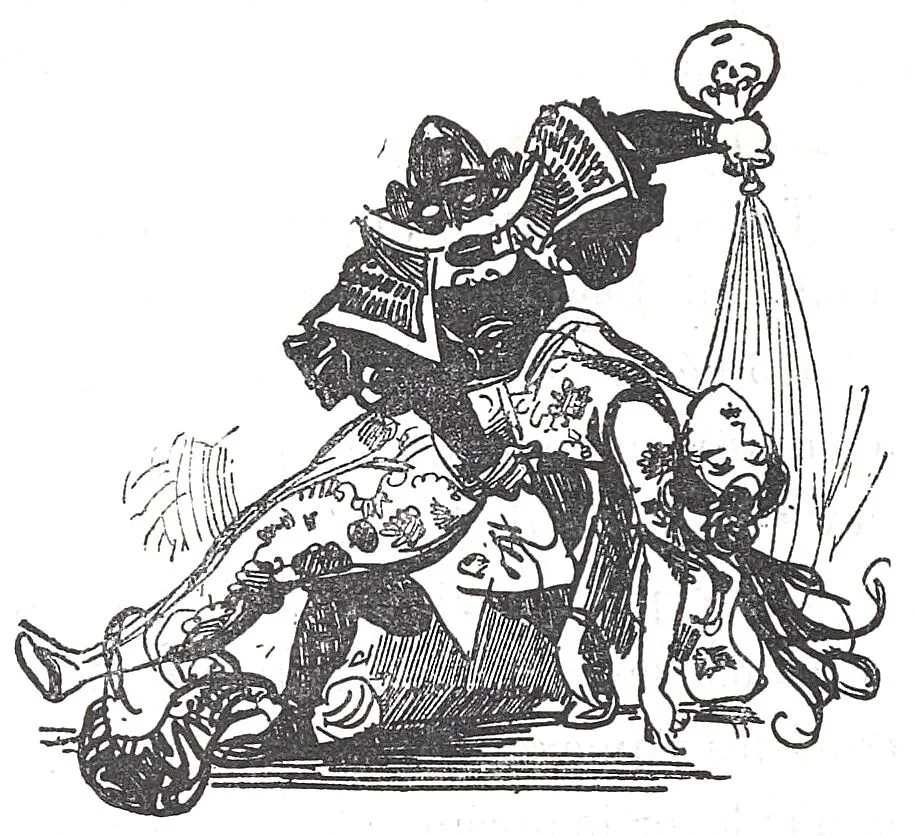 An illustration from Albert Robida - Voyages très extraordinaires de Saturnin Farandoul, 1879 page 618, 1879