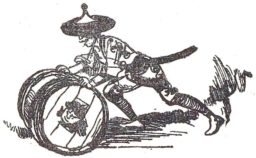 An illustration from Albert Robida - Voyages très extraordinaires de Saturnin Farandoul, 1879 page 632-1, 1879