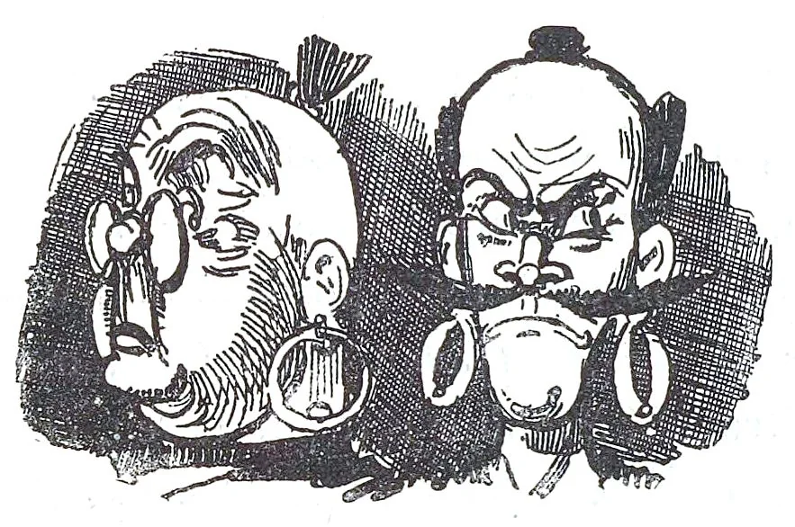 An illustration from Albert Robida - Voyages très extraordinaires de Saturnin Farandoul, 1879 page 642, 1879