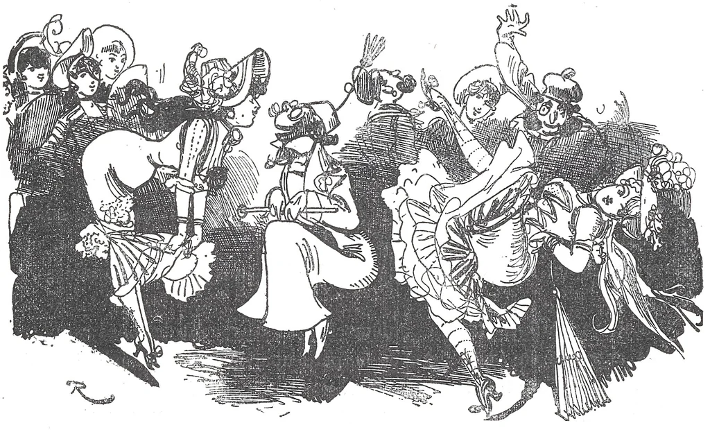 An illustration from Albert Robida - Voyages très extraordinaires de Saturnin Farandoul, 1879 page 654, 1879