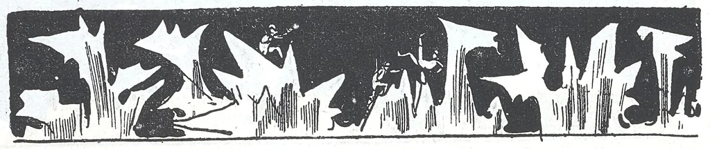An illustration from Albert Robida - Voyages très extraordinaires de Saturnin Farandoul, 1879 page 695-1, 1879