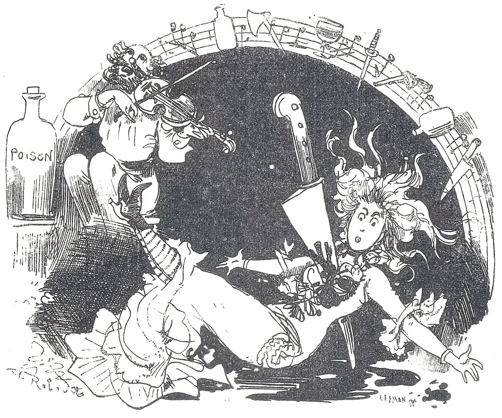 An illustration from Albert Robida - Voyages très extraordinaires de Saturnin Farandoul, 1879 page 708, 1879