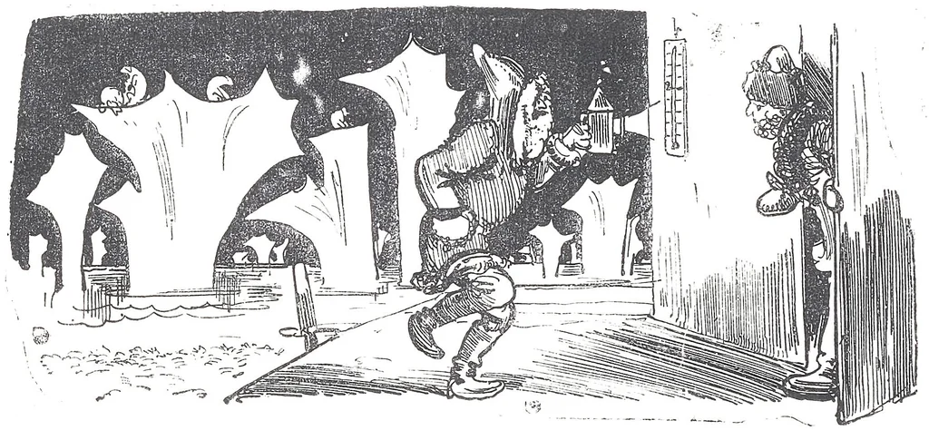 An illustration from Albert Robida - Voyages très extraordinaires de Saturnin Farandoul, 1879 page 738, 1879