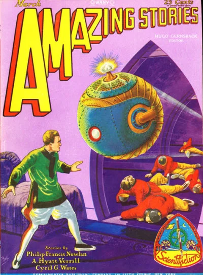An illustration from Amazing stories 192903, 1929