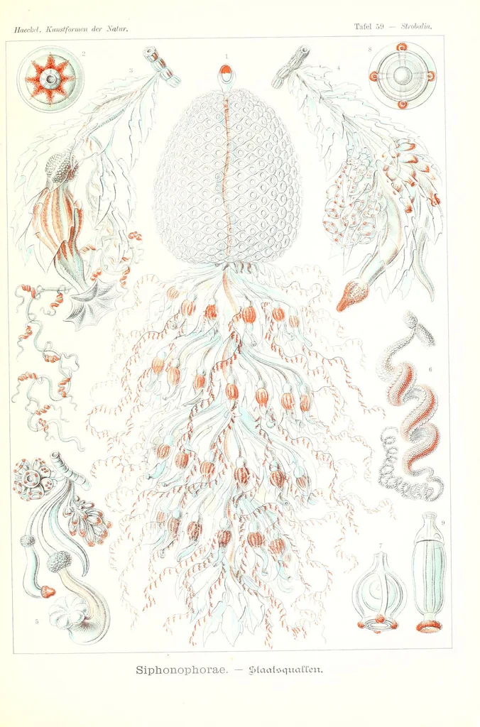 An illustration from Kunstformen der Natur (Tafel 59) (6197843138), 1904